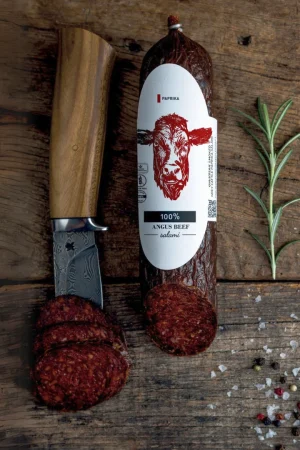 100% Angus Beef Paprika Salami